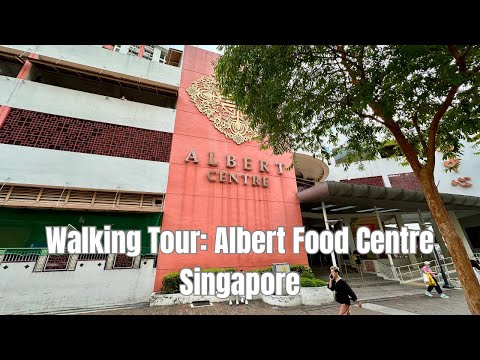 Walking Tour: Albert Food Centre, Singapore || by: Stanlig Films