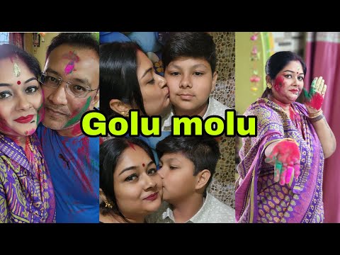 Vlog945👉 Mera Golu Molu Ka kya hai???👉 Holi  Celebration with family full enjoy 😉 😊 ☺️ 😀