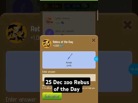 25 Dec zoo Rebus of the Day #mreasyearning #onlineearning