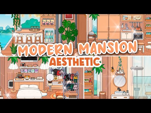 🌾Modern mansion Aesthetic Idea✨Toca Boca | House Design Toca Life World