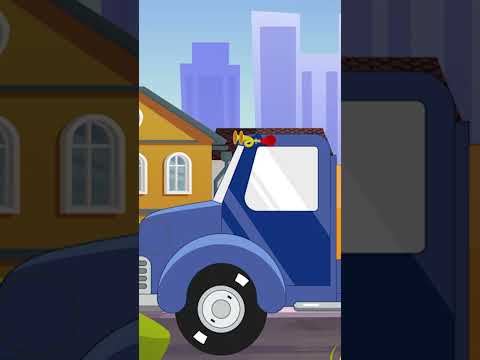 Wheel On The Truck Go Round And Round I Nursery Rhymes And Kids Songs #kidsshorts #shorts