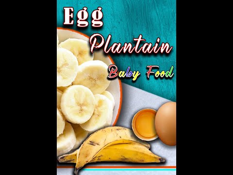 Baby Food || Egg Plantain Baby Food #shorts #trending #viral