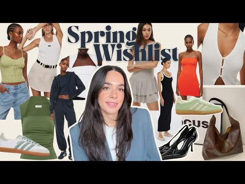 SPRING WISHLIST ✨ spring trends, lots of Aritzia, thrifting