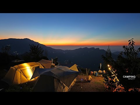 CAMPING NIGHT || 五峰 ･ 梅山頂