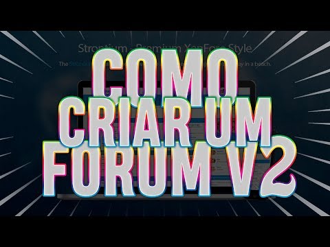 💰 COMO CRIAR UM FORUM COMPLETO ‹ 2018 › 💰