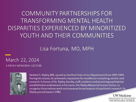 Community Partnerships For Transforming Mental Health Disparities Experienced by Minoritized Youth