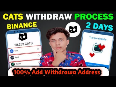 Cats Airdrop Withdrawal Process Step By Step Guide || Cats Airdrop Withdrawal Bitget exchange