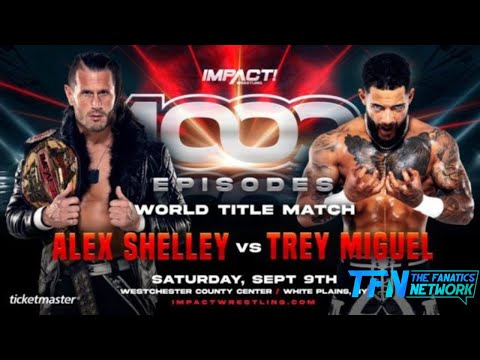 Alex Shelley vs Trey Miguel | Impact 1000! | Word Title | Full Match #wwe2k23 #videogames #wwe