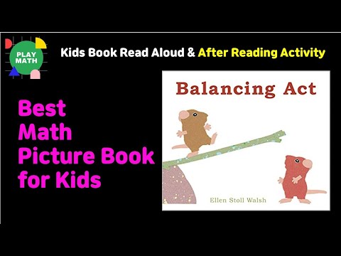 Animated Kids Book Read Aloud | Balancing Act by Ellen Stoll Walsh [Measurement]