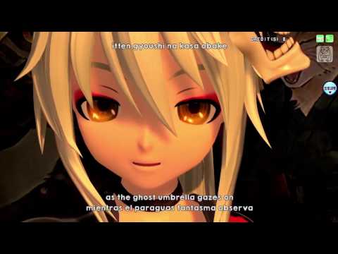 [Project DIVA] Here Comes Karakasa-san 【唐傘さんが通る】- Kagamine Len [English, Spanish & Romaji subs]