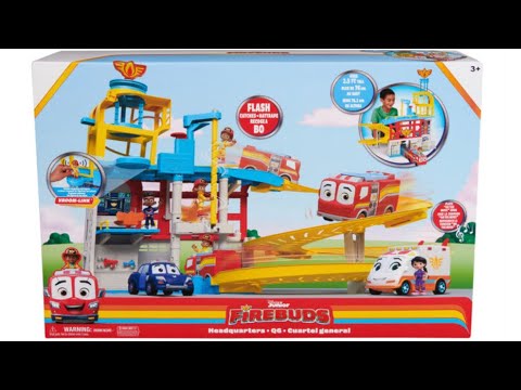 (Spin master) Firebuds headquarters playset unboxing