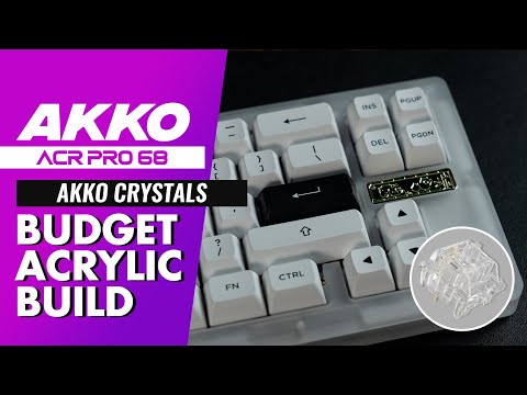 DOES IT THOCC? AKKO ACR PRO 68 l AKKO CRYSTAL l BEST BUDGET KEYBOARD