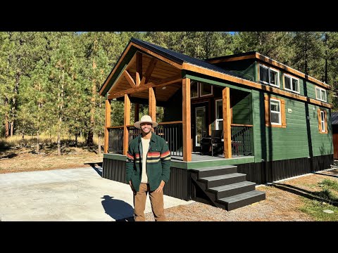 LIVING TINY with MR. TINY - Montana Mountain House featuring a tiny home in the forest