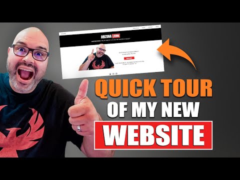 Quick Tour of my new Website