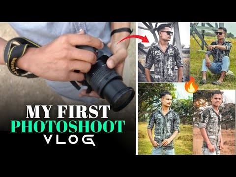 My First Photoshoot Vlog 📸 | Nikon D3400 || Village PhotoShoot | NZ4 EDITOR|| #firstvlog #photoshoot