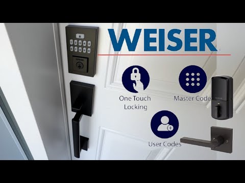 Installing Weiser SmartCode Keyless Entry Lock & Handleset