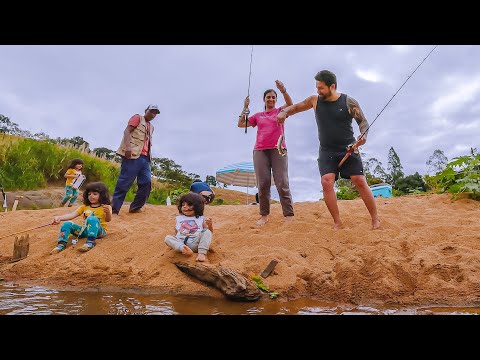 Pescamos Vários Peixes e preparamos o Churrasco deles