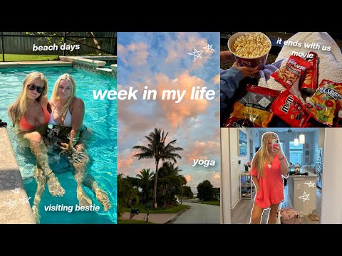 a week in my life (yoga, movies, a roadtrip & the beach!)