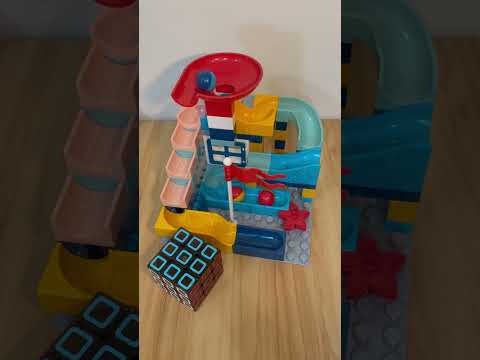 Marble Run ASMR 🔴🟡🔵 860  Satisfying Building Blocks #marblerun #marblerace #asmr