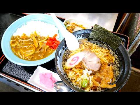 A Roadside Restaurant In Japan! Blue-collar Workers Are Having Meals Here! Good Old Diner in Nagano!