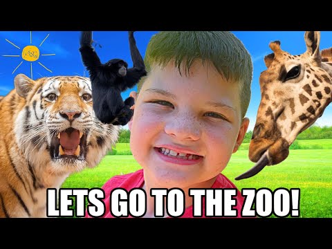 CALEB and MOM GO to the ZOO and LEARN ABOUT ZOO ANIMALS!