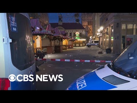 5 dead, hundreds injured after car drives into German Christmas market