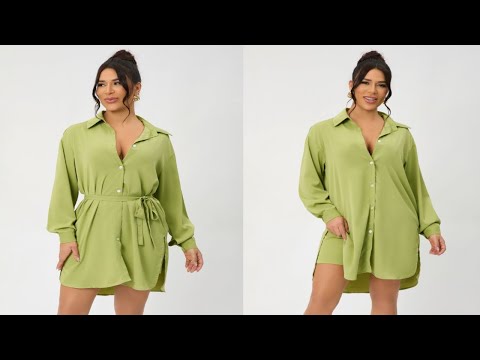 Casual Plus-Size Blouse & Shorts Set | Outfit Inspiration