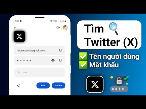 Cách tìm tên người dùng và mật khẩu Twitter (X) Tôi khôi phục Twitter của bạn (X)