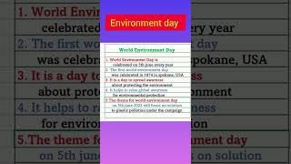 World Environment Day #trending #shorts #environment