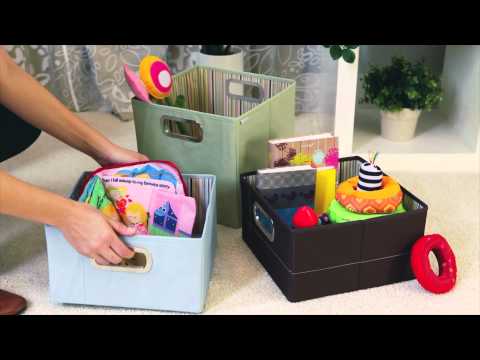 JJ Cole Storage Boxes - Organized and Clean Nursery