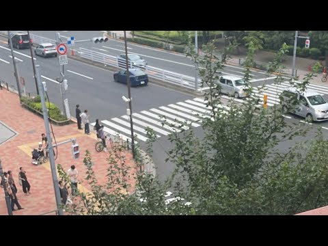 緊急車両Live！！まもなく雨が降ってきます。。台風接近中　Tokyo.view