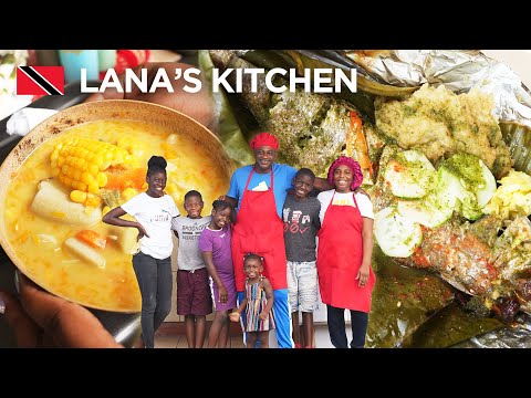 Hearty Roast Fish, Corn Soup + More by Lana & Roger in La Brea, Trinidad & Tobago 🇹🇹 Foodie Nation