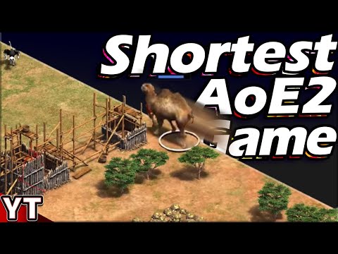 Shortest AoE2 Game (this week)