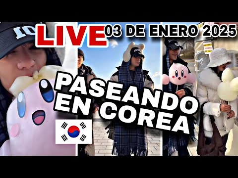 LIVE DE CARLOS ALBERTO FUENTES [03 DE ENERO 2025] PASEANDO POR COREA #tiktok #viralvideo #live #kick