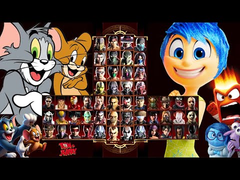 Mortal Kombat 9 - TOM & JERRY & JOY INSIDE OUT 2 - Expert Tag Ladder - Gameplay @(1080p) - 60ᶠᵖˢ ✔