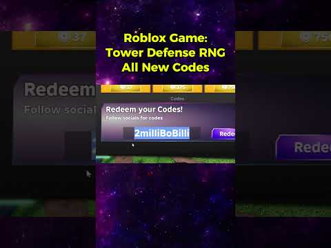 Roblox Tower Defense RNG Codes 2024