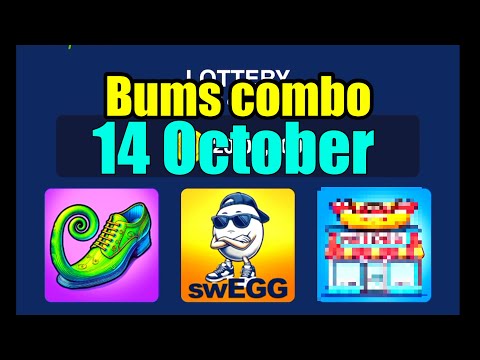 Bums Daily lottery cards 14 October| Bums daily Combo today  | Bums combo cards today