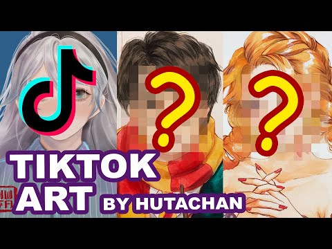 WHEN I'M ON TIKTOK | Art Compilation | Huta Chan