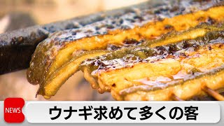 土用の丑の日　ウナギを求め多くの客