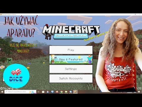 Angielski z Minecraft! Jak używać aparatu? EDUCATION EDITION