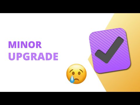 A Very Minor Upgrade - OmniFocus 4