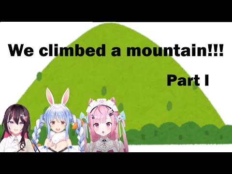 VTubers mountain climbing Part I【JP VTuber Hololive Clip reaction】登山するVTuberたち