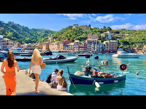 Portofino, Italy 🇮🇹 - Summer 2024 - 4K 60fps HDR Walking Tour