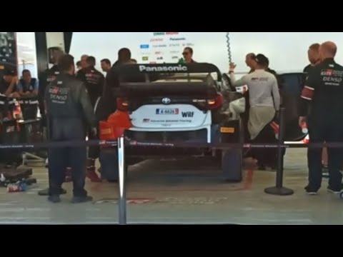 Acropolis Rally 2022 Rovanpera Service 15 min Toyota Yaris GR Hybrid Rally1 WRC - PeriTroxon.gr