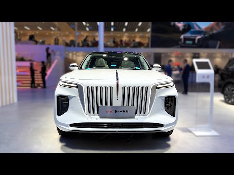 2025 FAW Hongqi E-HS9 EV Walkaround—Guangzhou Motor Show 2024 | 4K