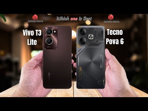 Vivo T3 Lite vs Tecno Pova 6  Full comparison ⚡Which one is Best