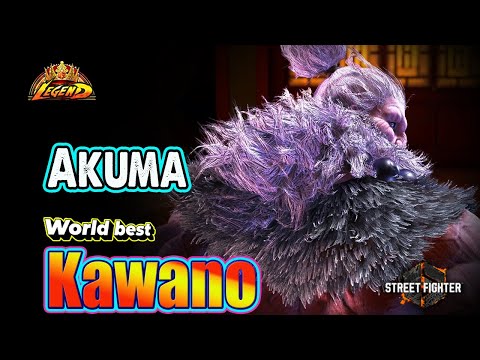 SF6 🔥 Kawano (AKUMA #3Rank) Big Monster " Dangerous Gameplay !🔥Best Ranked Match🔥Sf6 DLC Replays🔥