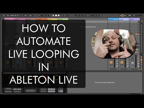 How to automate live looping in Ableton Live using dummy clips and Max for Live