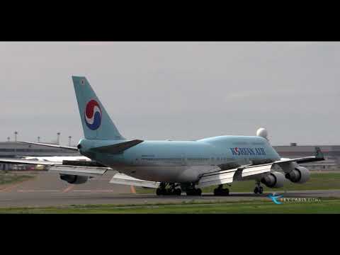 " Plane Spotting at New Chitose Airport " Korean Air(KAL) Boeing747-400 HL7460