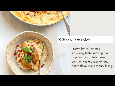 Kibbeh Arnabieh: Prepared with Zahra's Kitchen Pumpkin Kibbeh | Cooking with Zahra